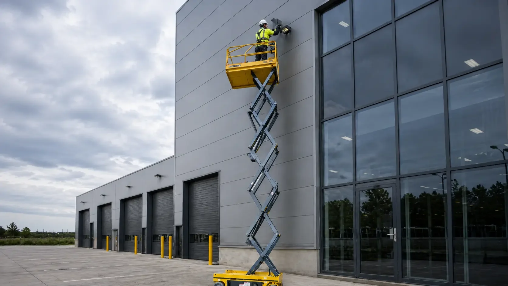 BAUTRAX SL12 scissor lift use case wide