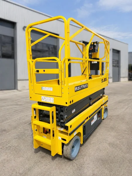 BAUTRAX SL8X scissor lift - front-left view.
