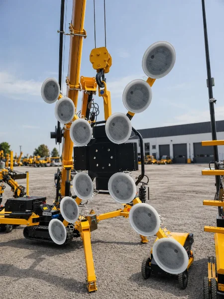 вакуумен повдигач за стъкла BAUTRAX XGL1200 - преден изглед.