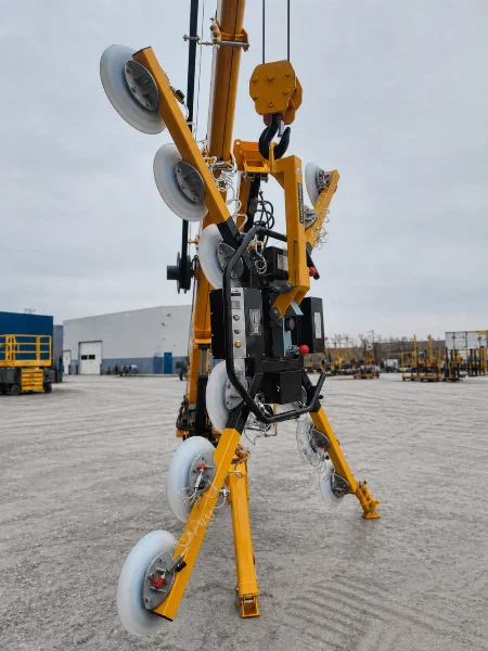 вакуумен повдигач за стъкла BAUTRAX XGL1200 - заден изглед под ъгъл.