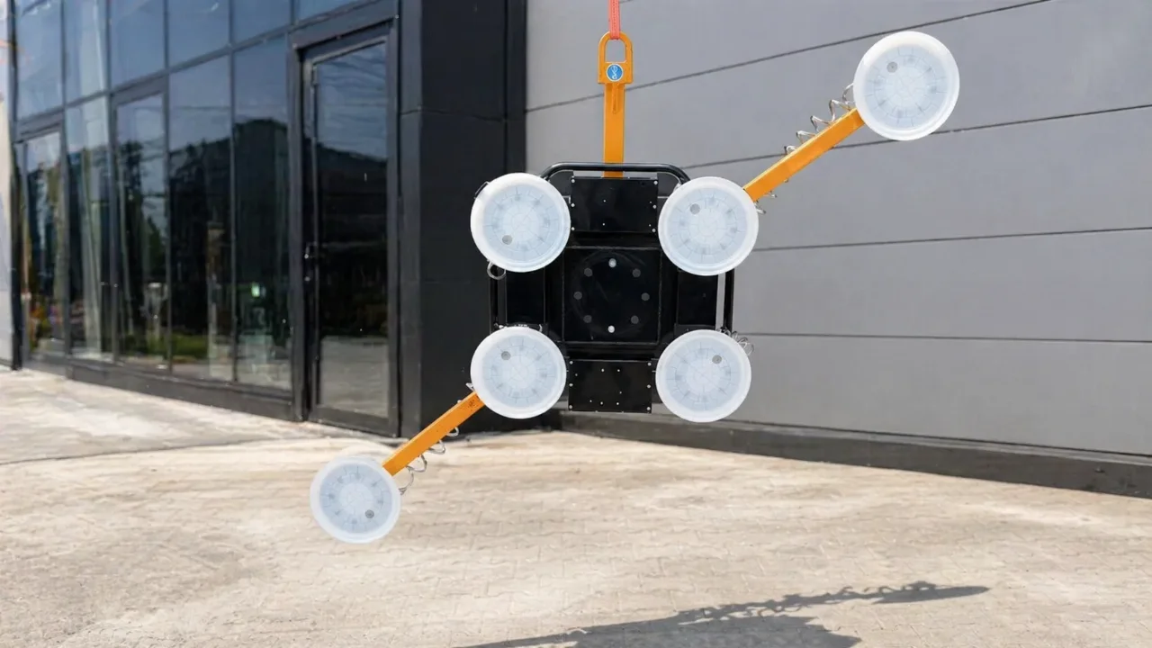 BAUTRAX XGL600 six-cup vacuum glass lifter - front view.
